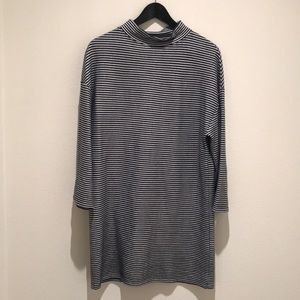 Zara Navy/White Stripe Tunic - Size US Medium